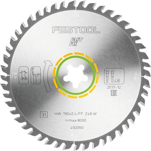 Daire testere bıçağı HW 190x2,4 FF W48 WOOD FINE CUT
