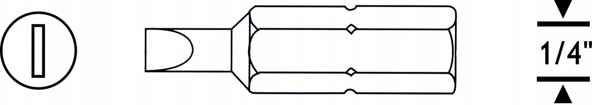 PROSCR SCR03109 - SL5.5-25MM DÜZ BİTS UÇ