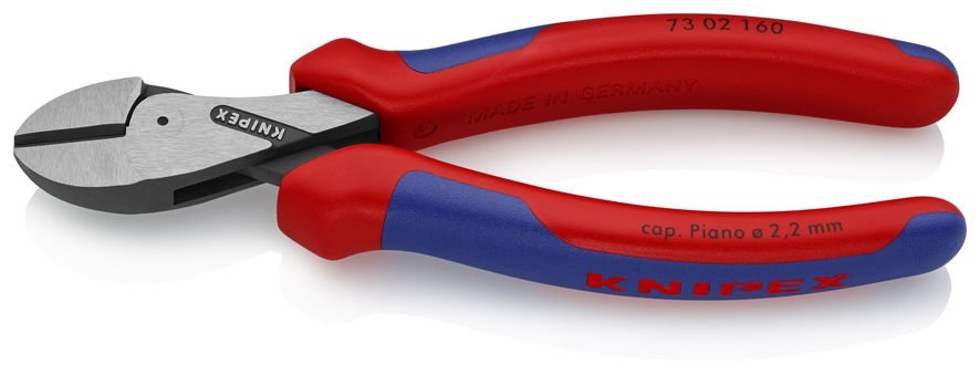 KNIPEX 73 02 160 X-CUT YÜKSEK PERFORMANSLI HAFİF YAN KESKİ