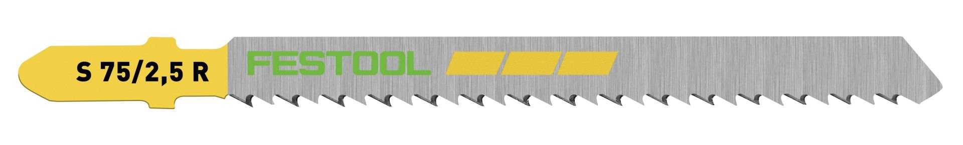 Dekupaj testere bıçağı S 75/2,5 R/5 WOOD FINE CUT