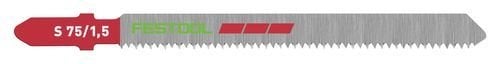 Dekupaj testere bıçağı S 75/1,5/5 PLASTICS PROFILE