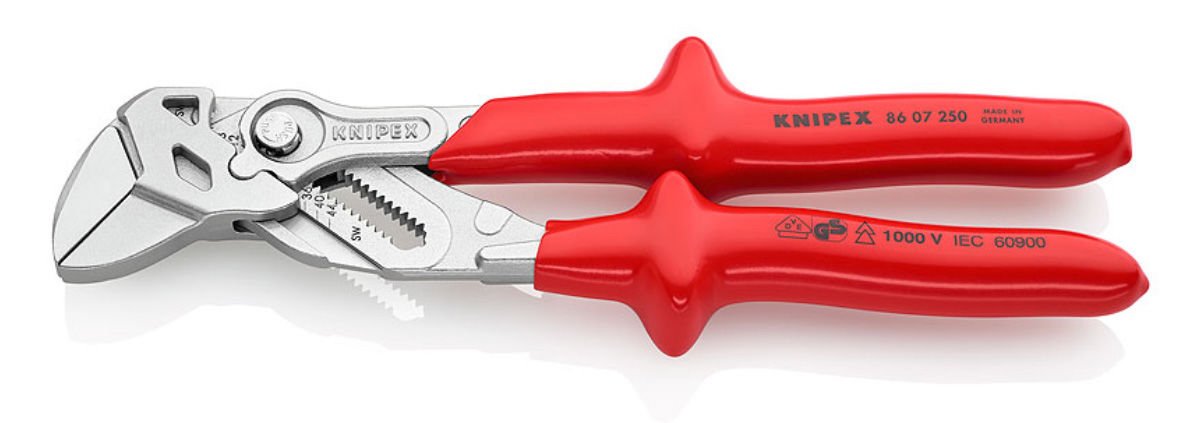 KNIPEX 86 07 250 DÜZ ÇENE VDE AYARLI PENSE