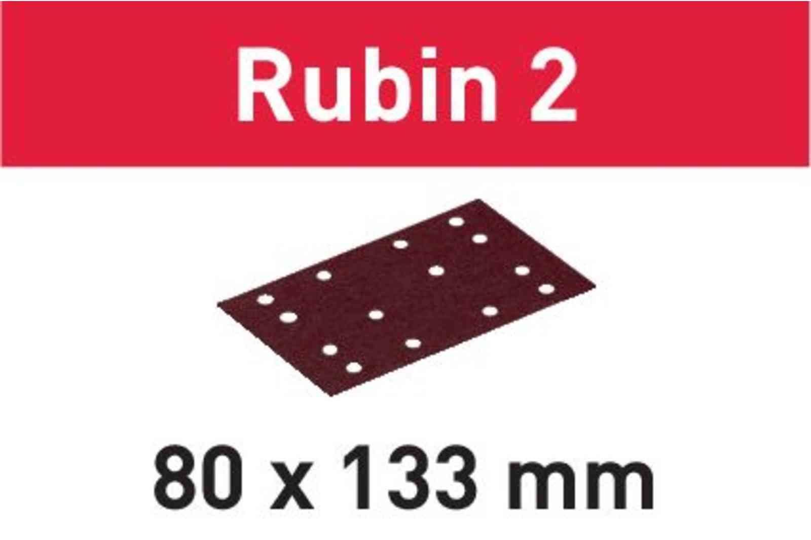 Zımparalama çizikleri STF 80X133 P220 RU2/50 Rubin 2