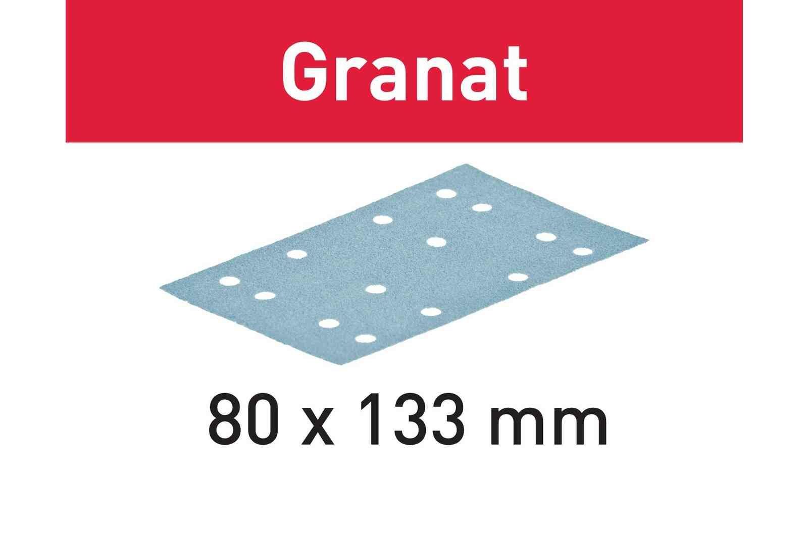 Zımparalama çizikleri STF 80x133 P120 GR/100 Granat