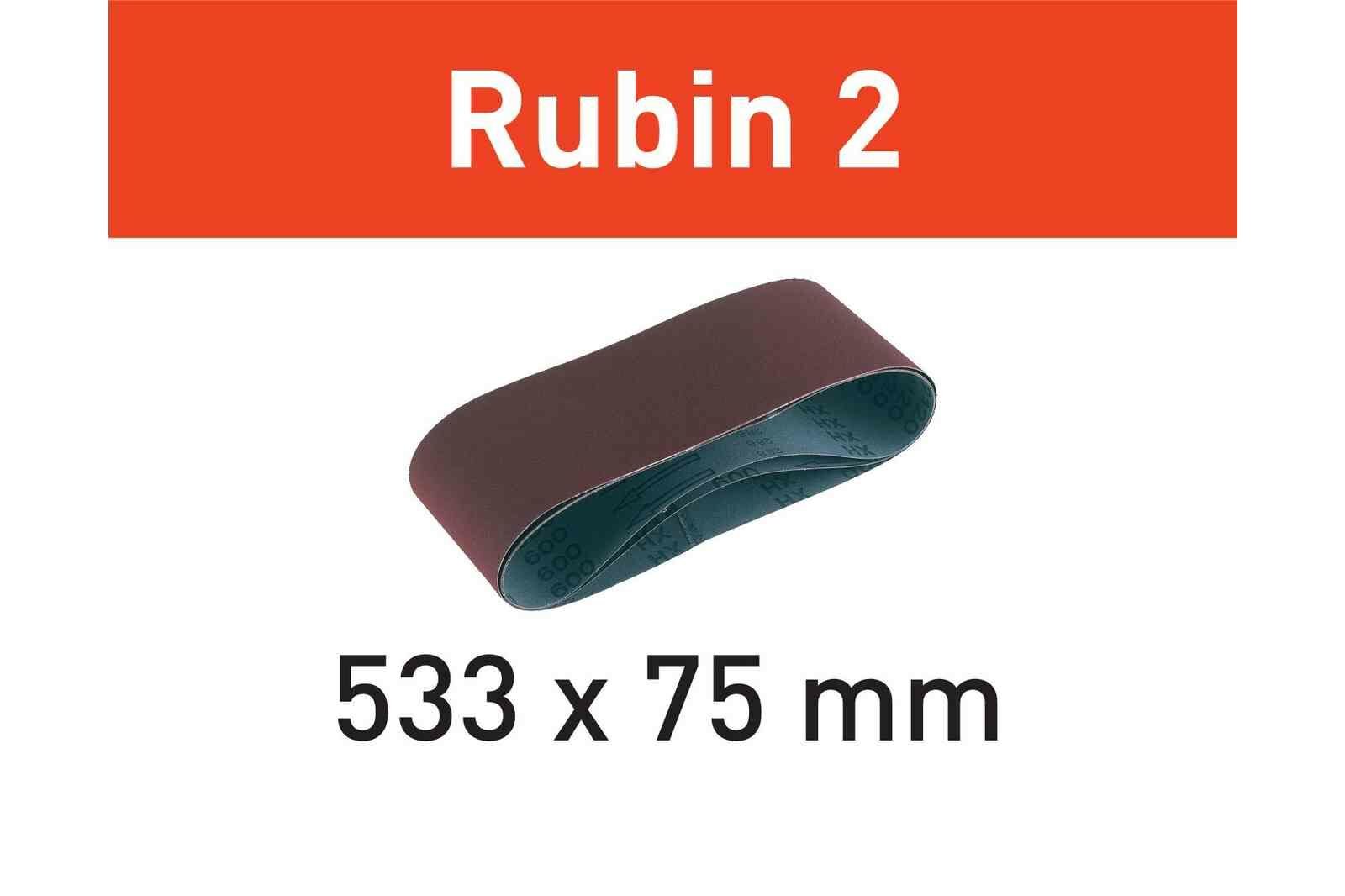 Zımpara bant L533X 75-P40 RU2/10 Rubin 2