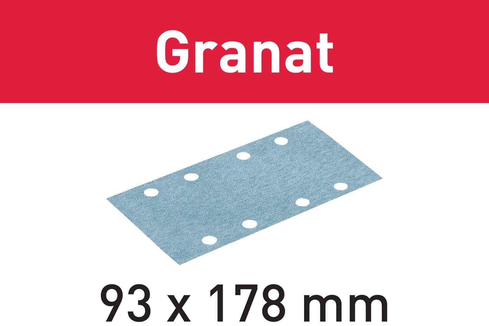 Zımparalama çizikleri STF 93X178 P240 GR/100 Granat