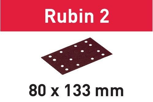 Zımparalama çizikleri STF 80X133 P100 RU2/50 Rubin 2