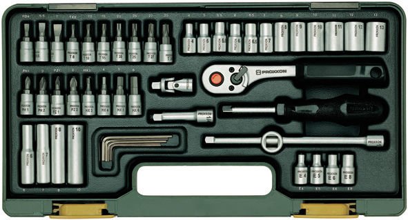 PROXXON 23280 1/4'' 50 PARÇALI LOKMA VE BİTS TAKIMI