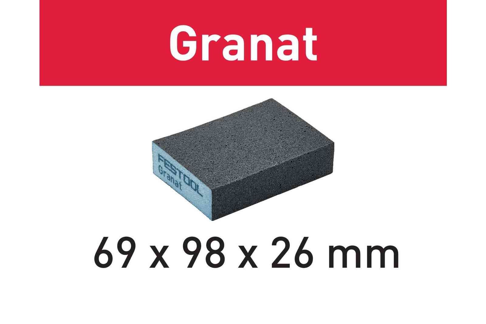 Zımpara kalıbı 69x98x26 220 GR/6 Granat