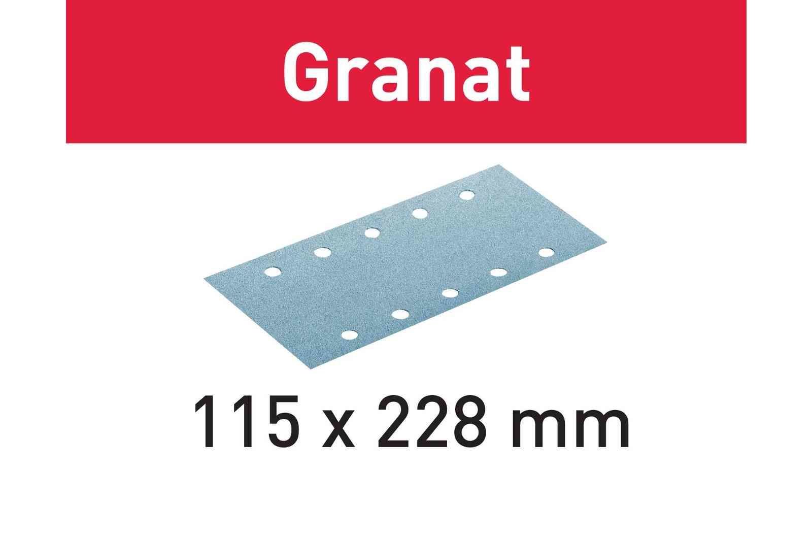 Zımparalama çizikleri STF 115X228 P240 GR/100 Granat