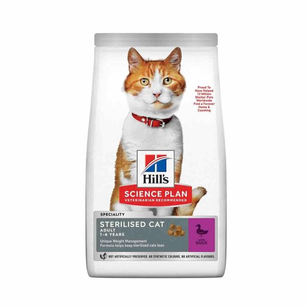 Hill's Young Sterilised Ördekli Kısırlaştırılmış Kedi Maması 10 Kg