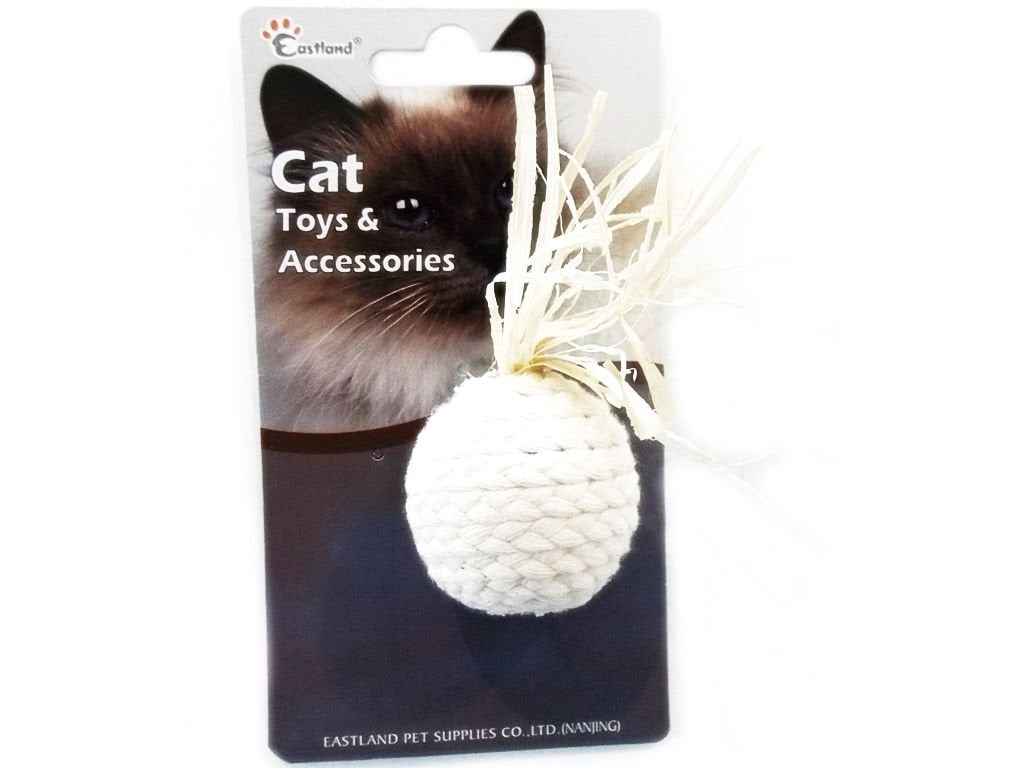Eastland Düğümlü İp Kedi Oyuncağıçap:4.5 Cm