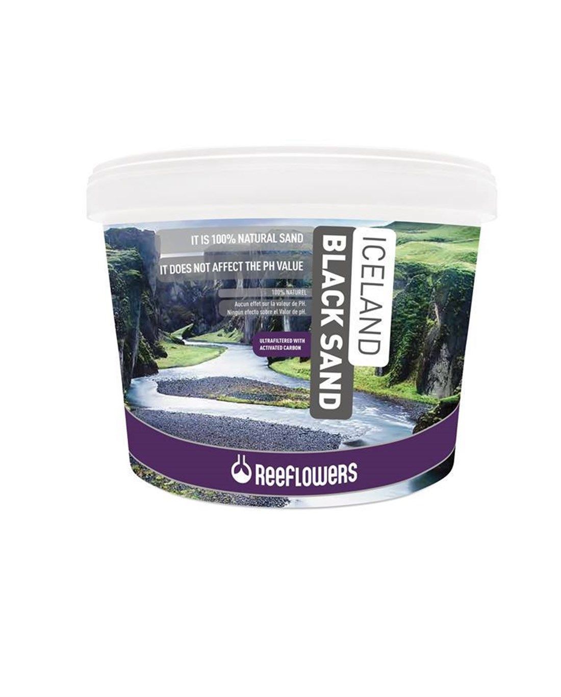 ReeFlowers Iceland Black Sand Akvaryum Kumu 3-5 Mm 7 Kg