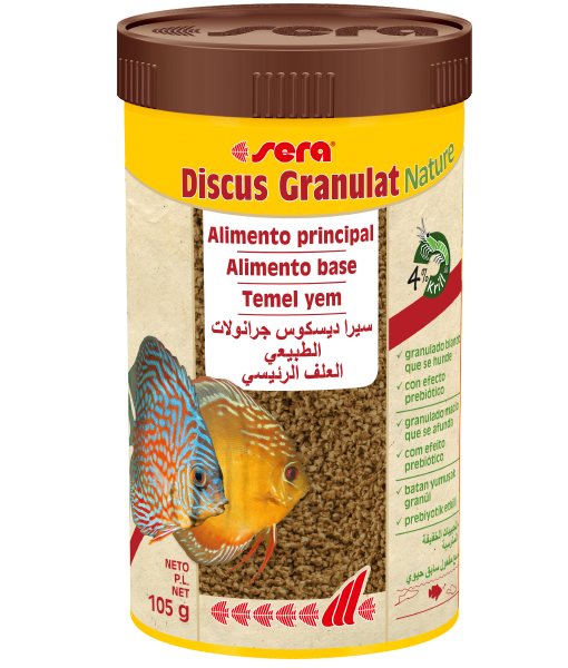 Sera Discus Granulat Nature Balık Yemi 250 ml