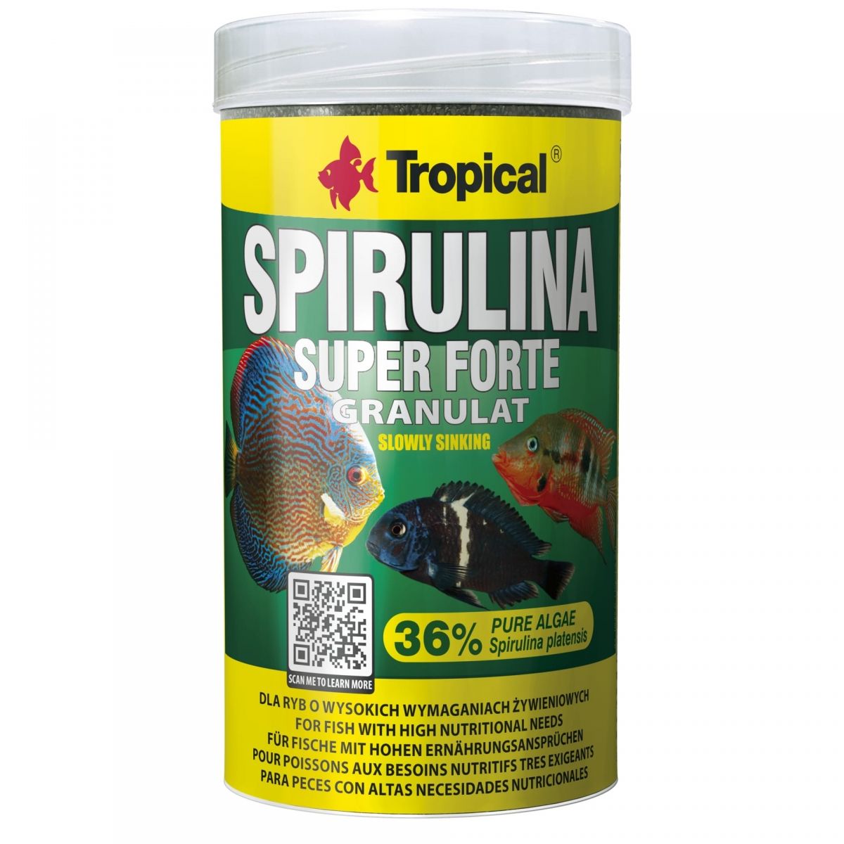 Tropical Spirulina Super Forte Granulat Balık Yemi 250 ml