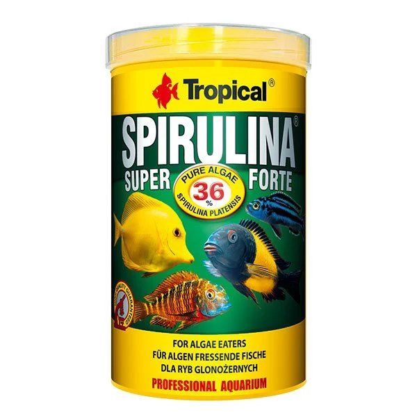 Tropical Super Spirulina Forte Flakes Balık Yemi 1000 ml