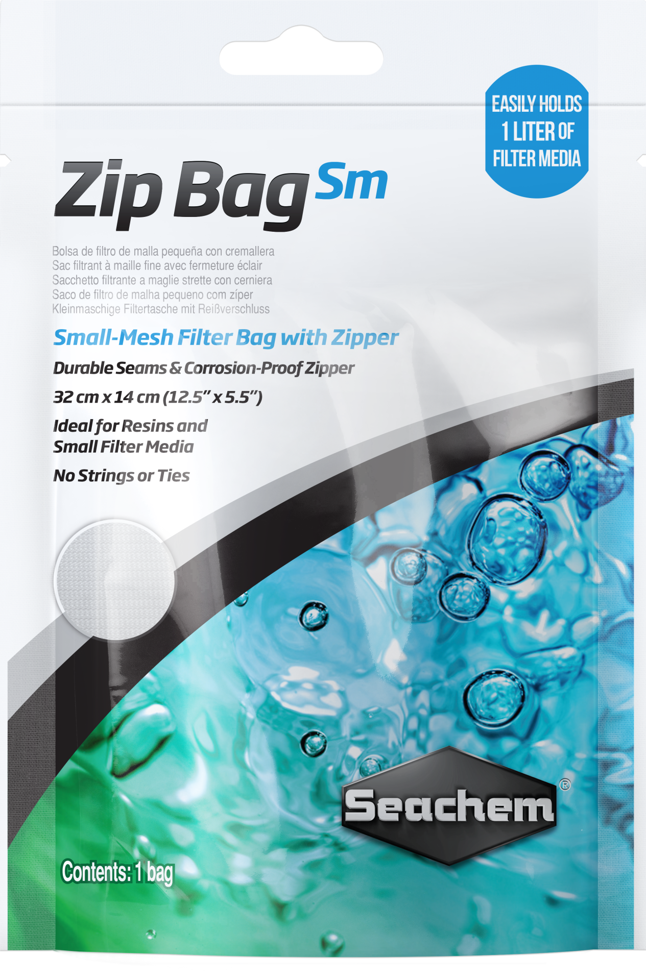 Seachem Zip Bag Fermuarlı Filtre Torbası Küçük Boy