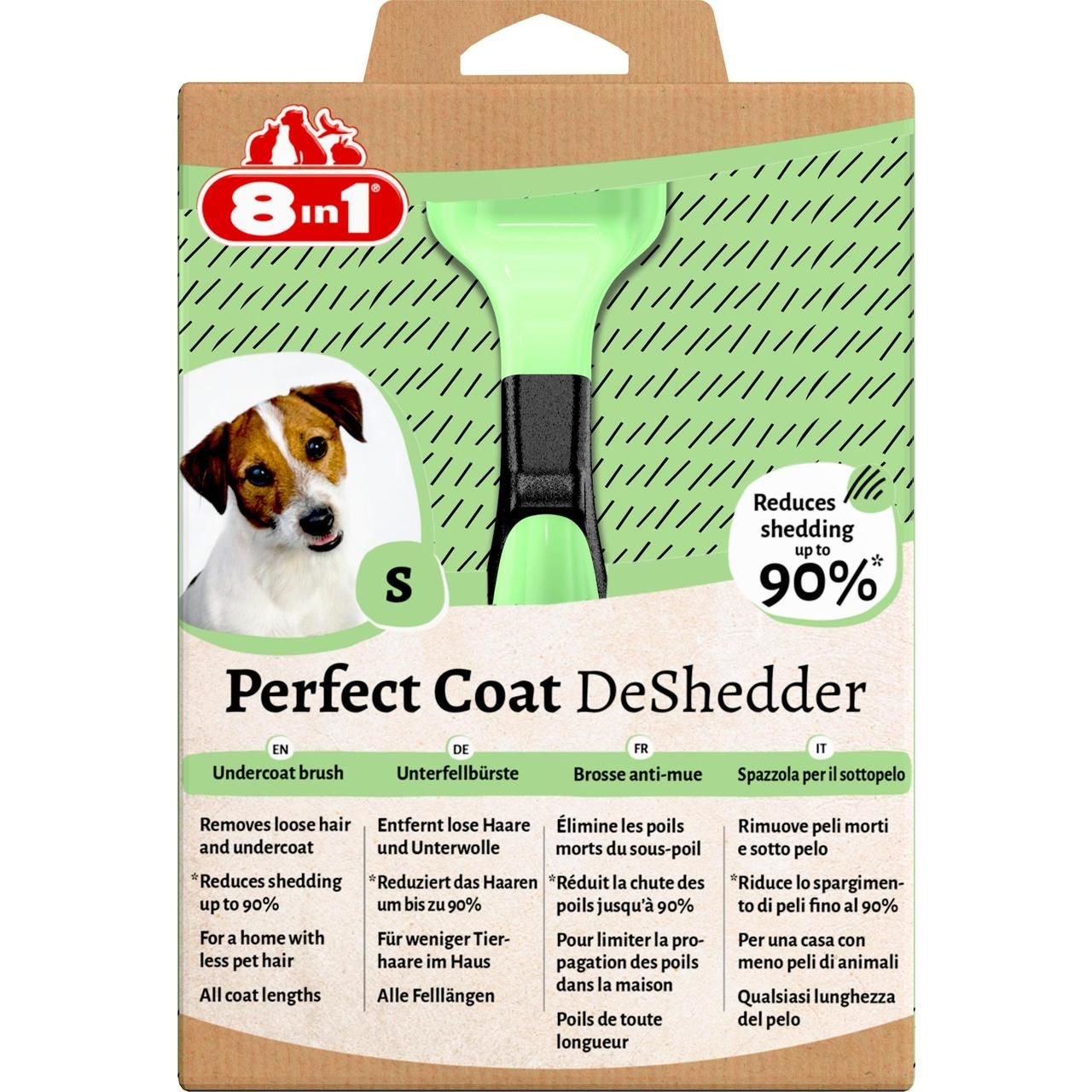 8in1 Perfect Coat DeShedder Küçük Irk (S) Köpek Tarağı