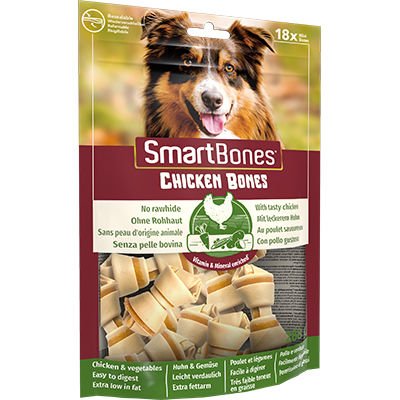 SmartBones Küçük Irk Köpekler İçin Tavuklu 18'li Çiğneme Kemikleri 288 gr