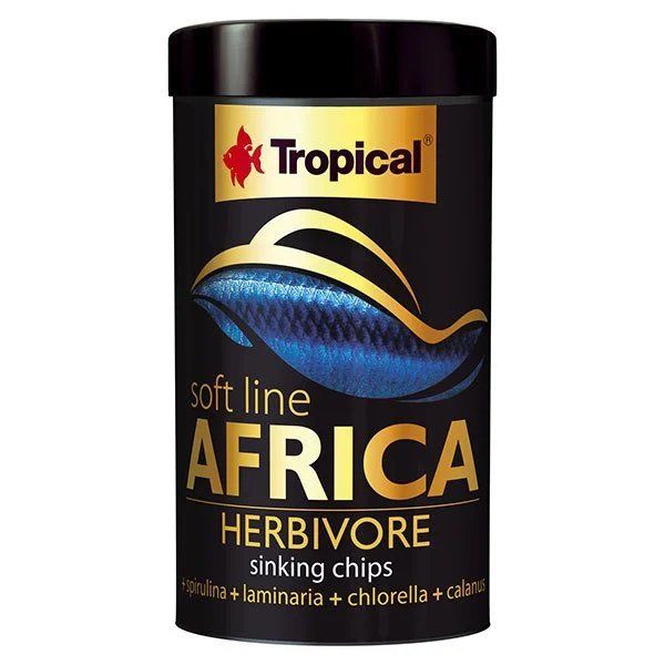 Tropical Soft Line Africa Herbivore Chips Balık Yemi 250 ml