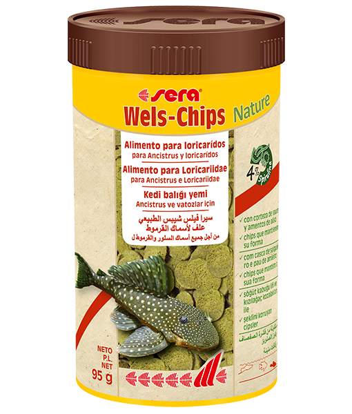 Sera Wels-Chips Nature Balık Yemi 250 ml