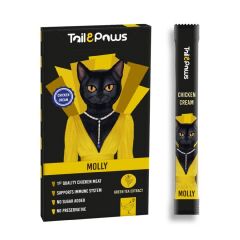 TailPaws Molly Tavuklu Sıvı Kedi Ödülü 5x15 gr