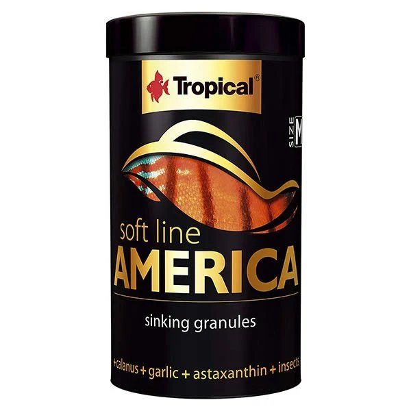 Tropical Soft Line America Sinking Granules Size M Balık Yemi 100 ml