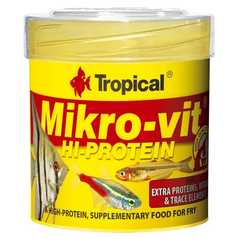 Tropical Microvit Hi-Protein Yavru Balık Yemi 50 ml