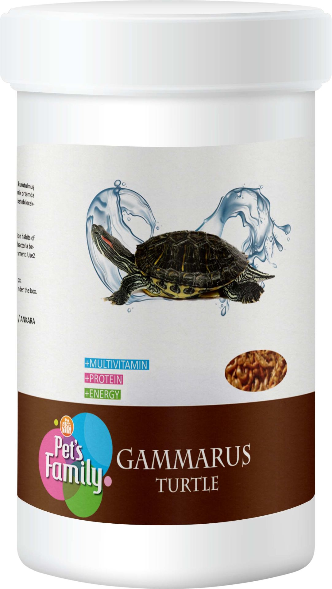 Pet’s Family Gammarus Turtle Balık Yemi 250ml/30 Gr