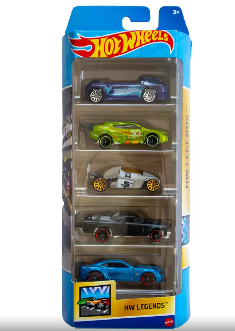 Hot Wheels 5'li Araba Seti - Legents Serisi