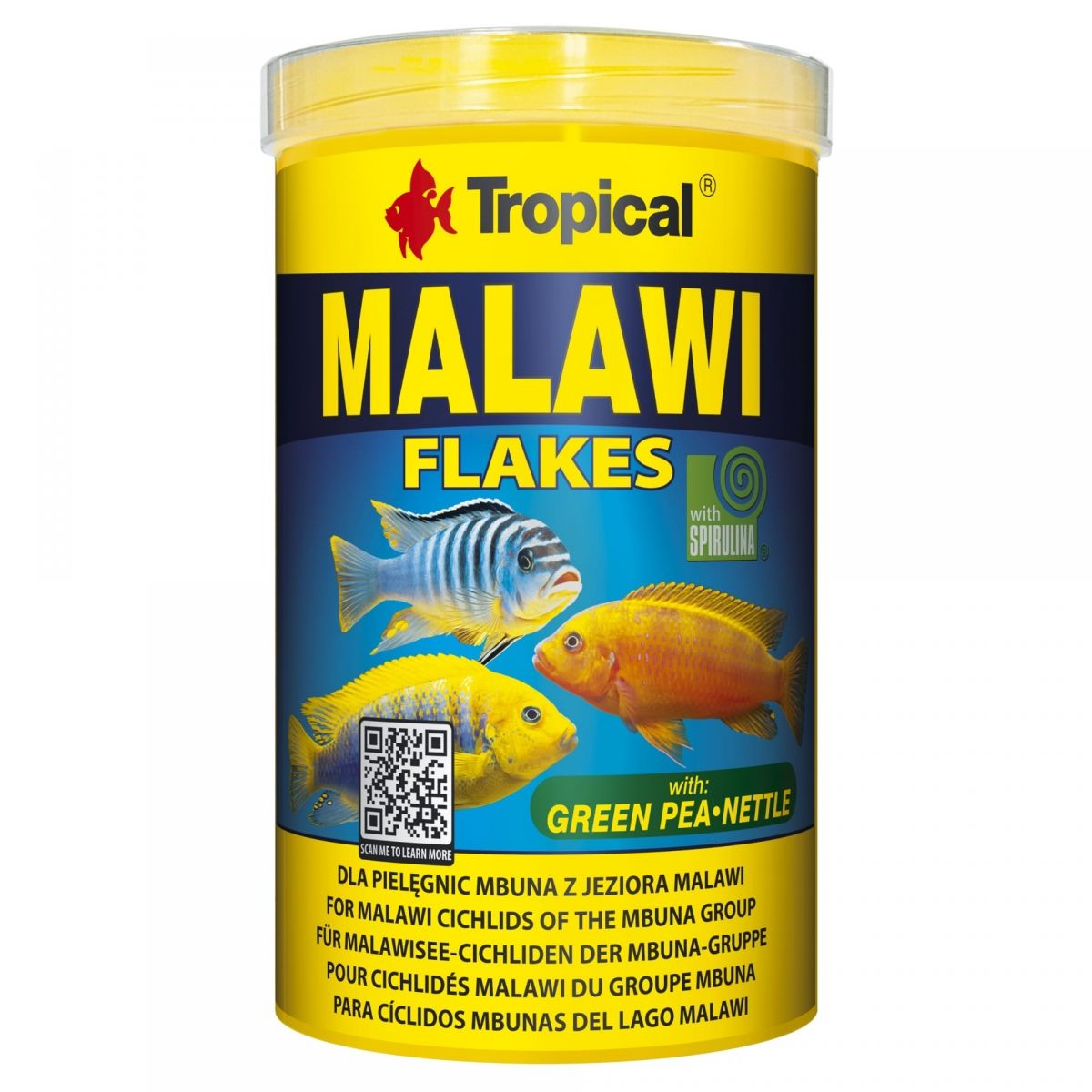 Tropical Malawi Flakes Balık Yemi 1000 ml