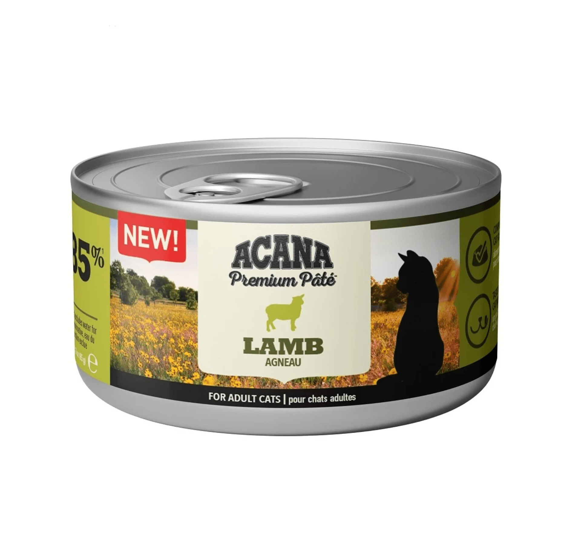 Acana Premium Pate (Ezme) Kuzu Etli Kedi Konservesi 85 gr