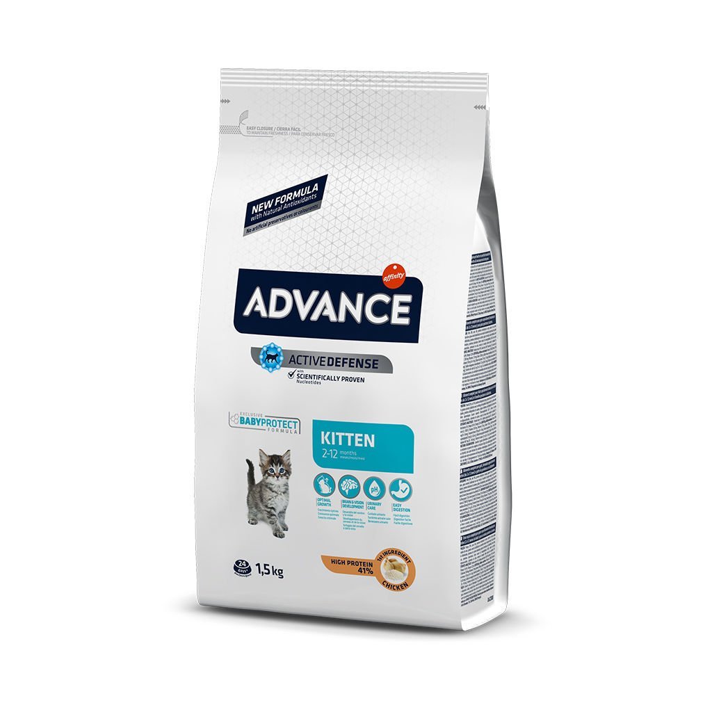 Advance Kitten Tavuklu & Pirinçli Yavru Kedi Maması 1.5 Kg