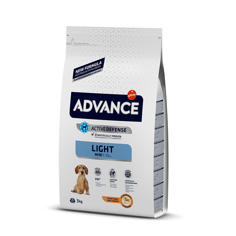 Advance Light Tavuklu Küçük Irk Yetişkin Köpek Maması 7,5 Kg