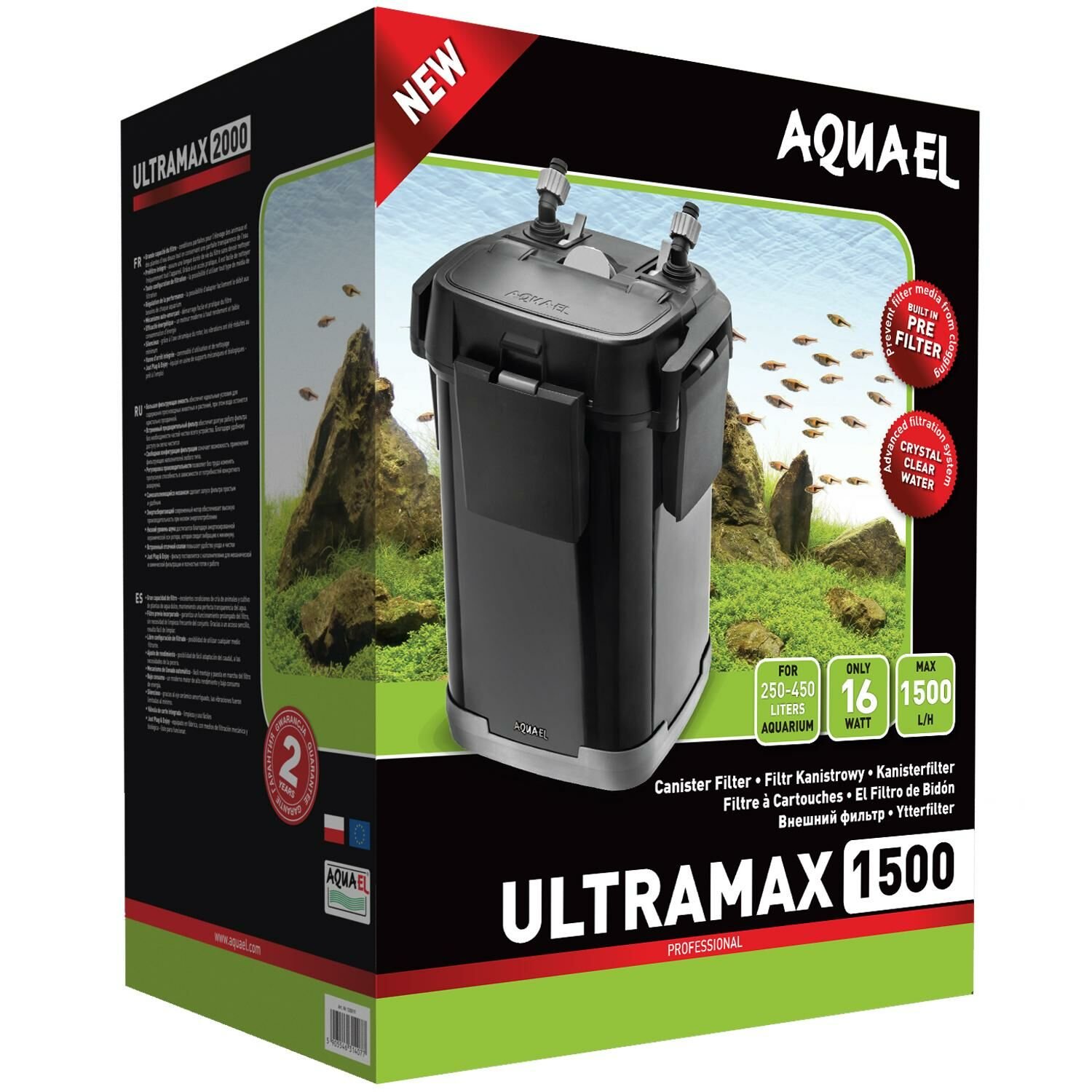 Aquael Ultramax 1500 Dış Filtre