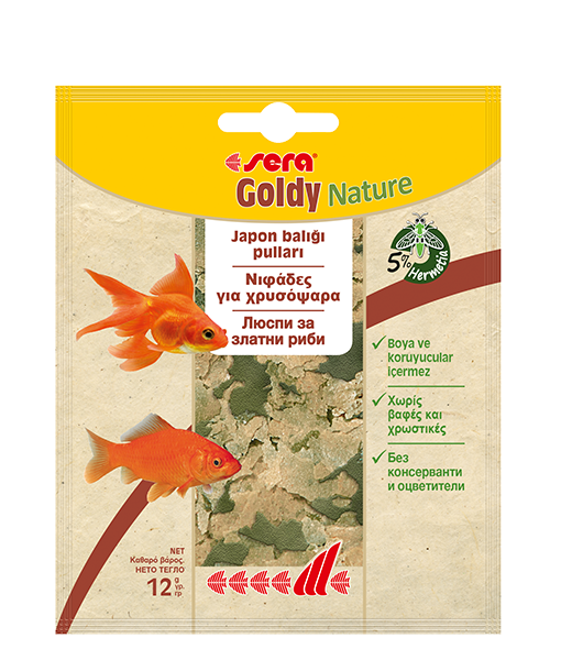 Sera Goldy Nature Balık Yemi 12 gr
