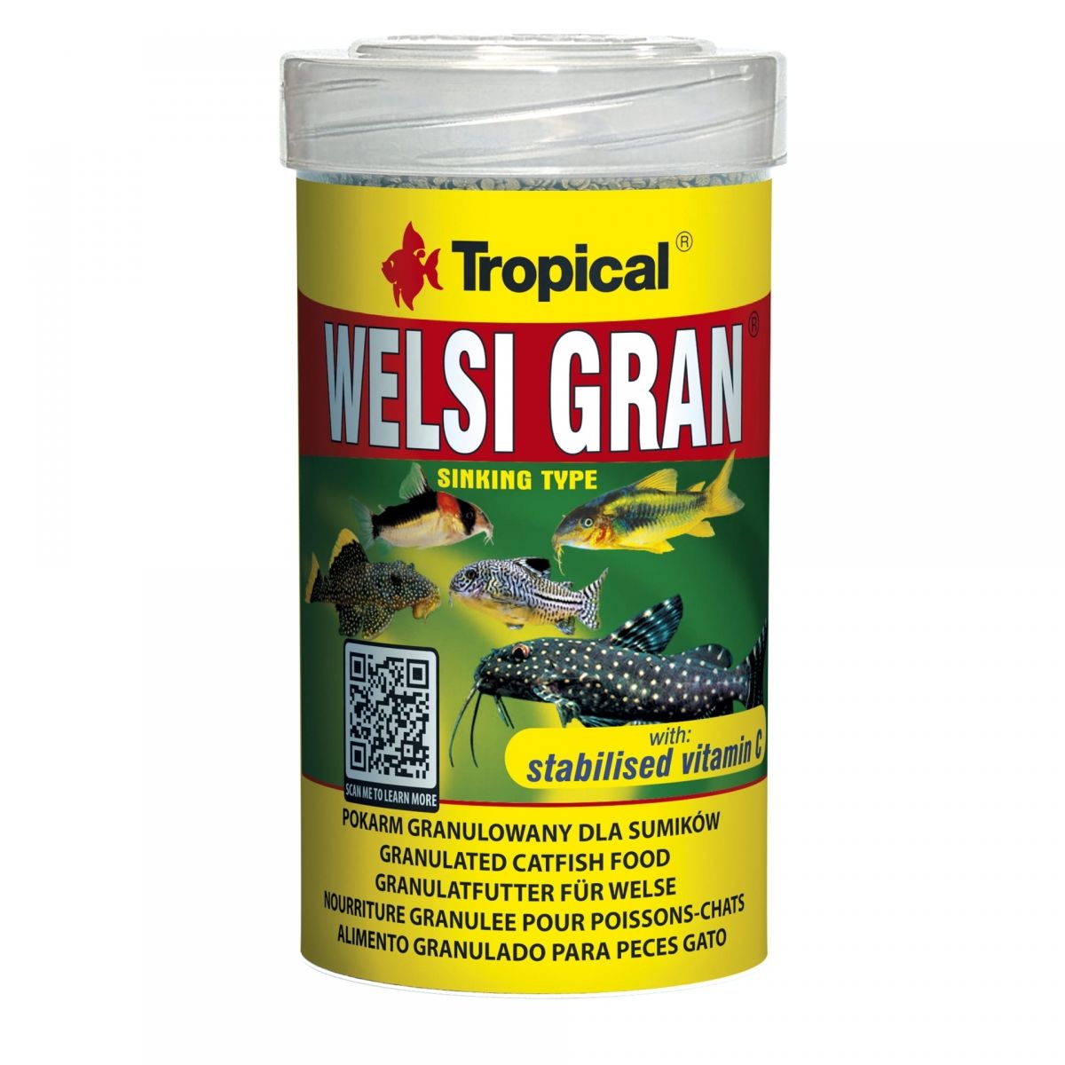 Tropical Welsi Gran Akvaryum Balık Yemi 100 ml