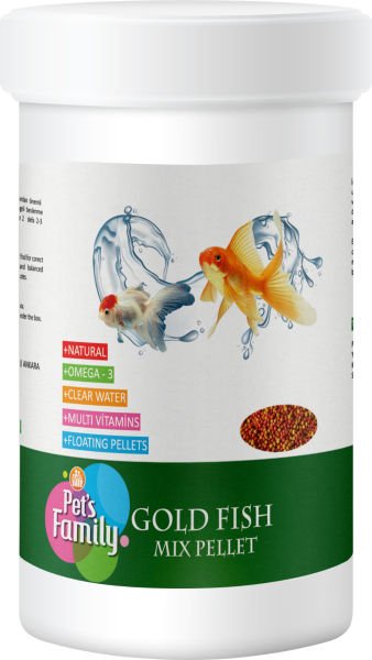 Pet’s Family Gold Fısh Mıx Pellet 250 ml/90 Gr