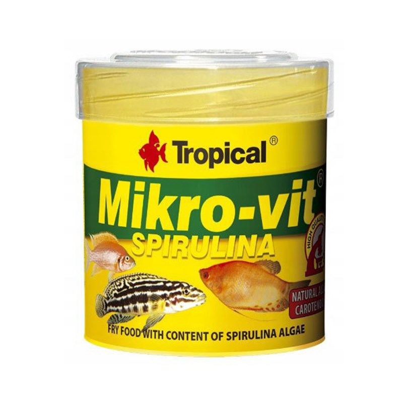Tropical Mikro-vit Spirulina Balık Yemi 50 ml