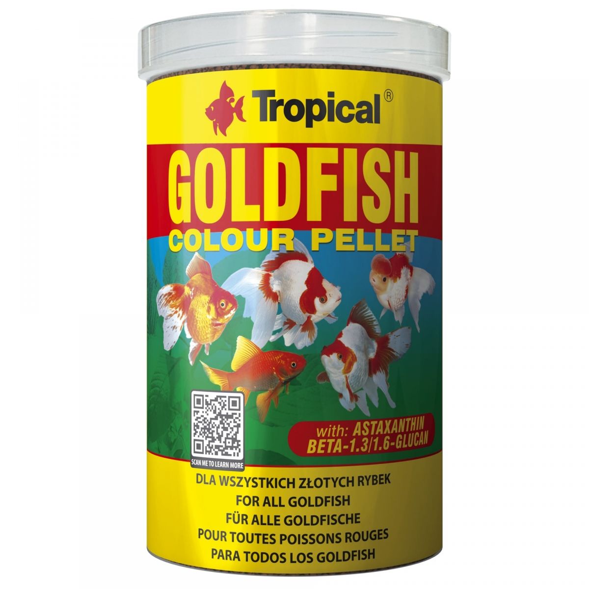 Tropical Goldfish Colour Pellet Balık Yemi 250 ml