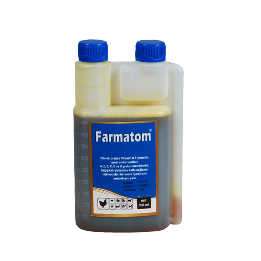 Royal İlaç Farmatom Kanatlı Hayvanlar İçin Sıvı Tamamlayıcı Yem 500 ml