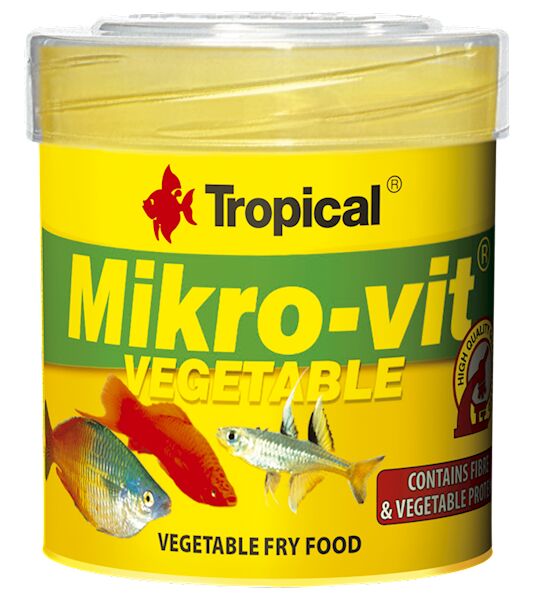 Tropical Mikro-vit Vegetable Yavru Balık Yemi 50 ml