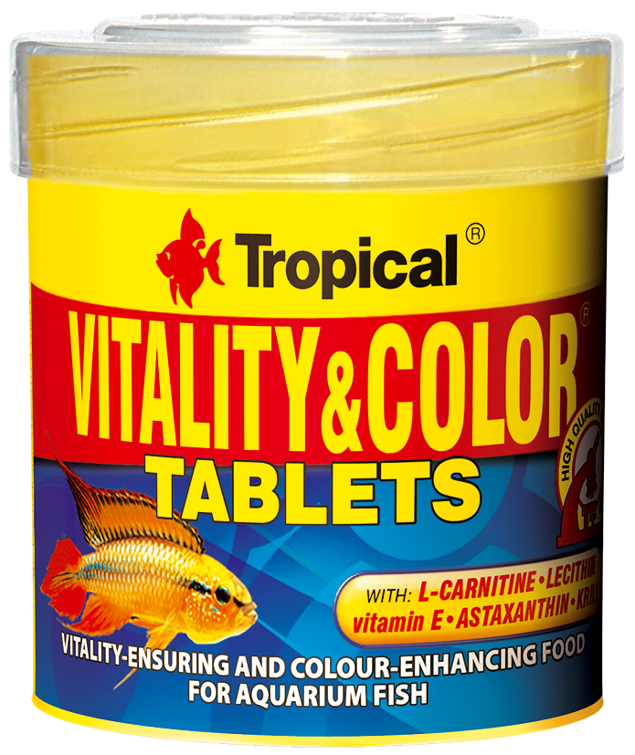 Tropical Vitality Color Tablet A Balık Yemi 50 ml