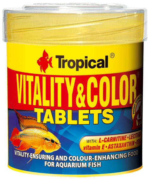 Tropical Vitality Color Tablet A  Balık Yemi 50 ml