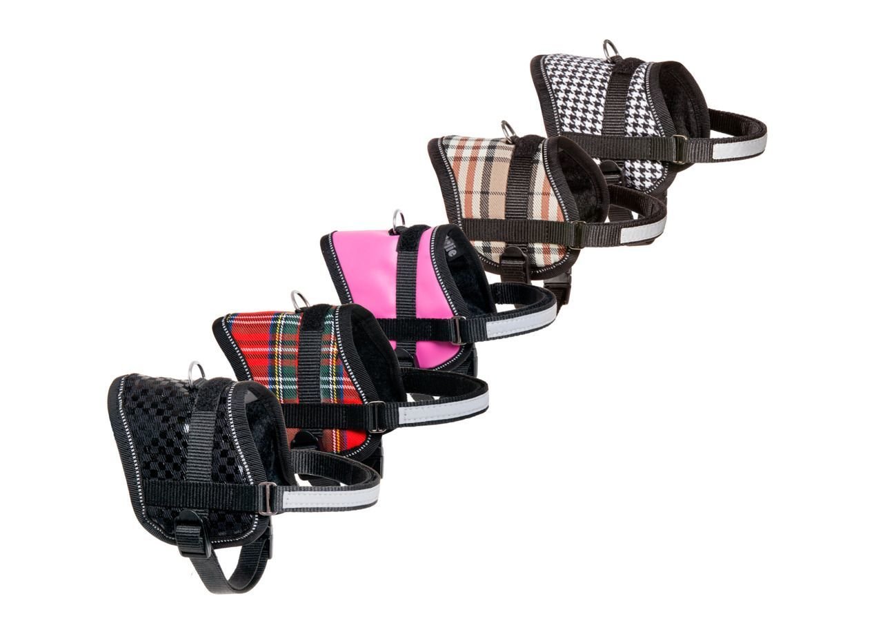 Karlie Reflektörlü Göğüs Tasma XS 26-35Cm Siyah/Beyaz
