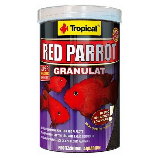 Tropical Red Parrot Granulat Balık Yemi 1000 ml
