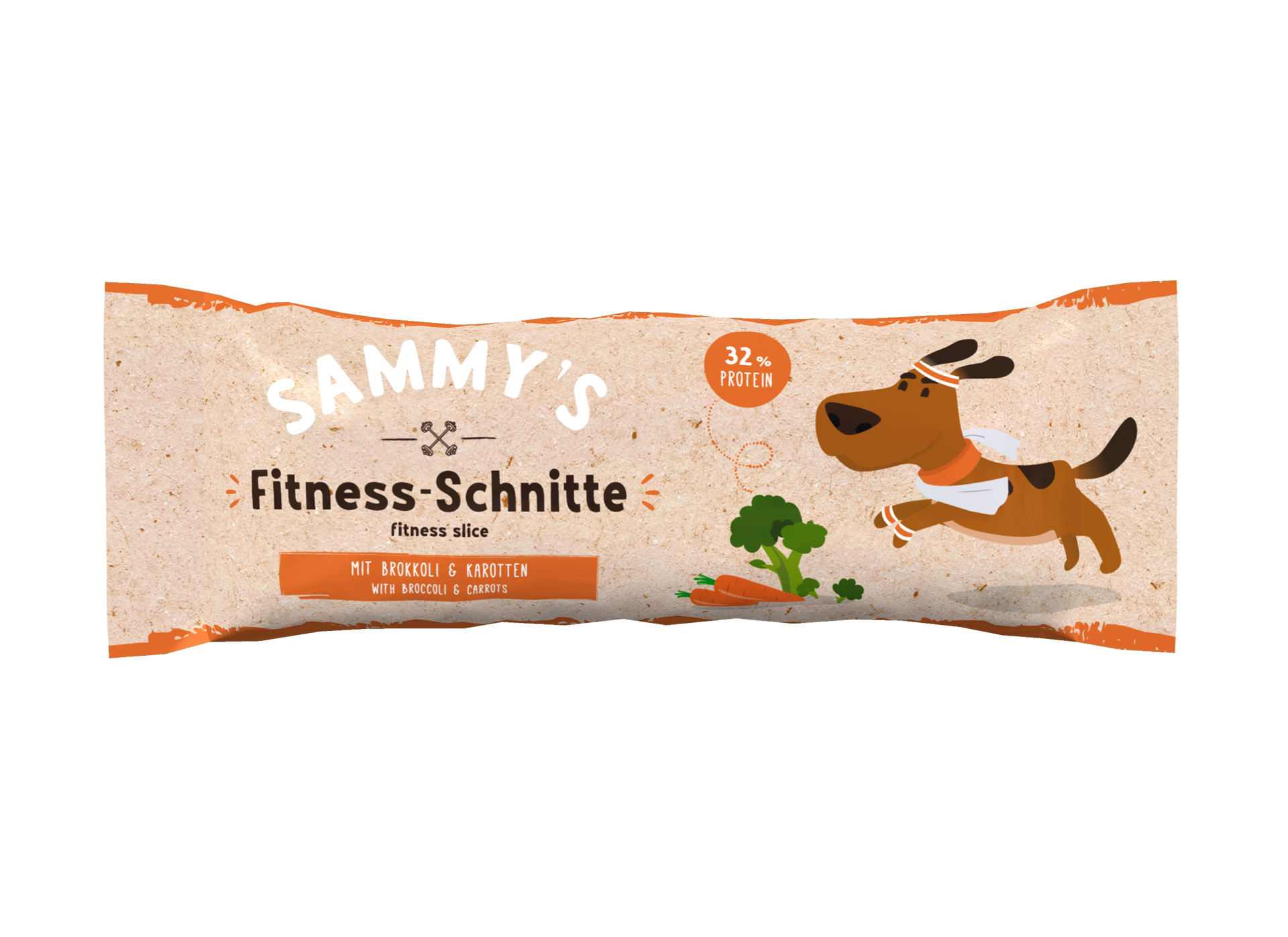 Bosch Sammy's Fitness Schnitte Havuç - Brokoli Köpek Atıştırmalığı 25 gr