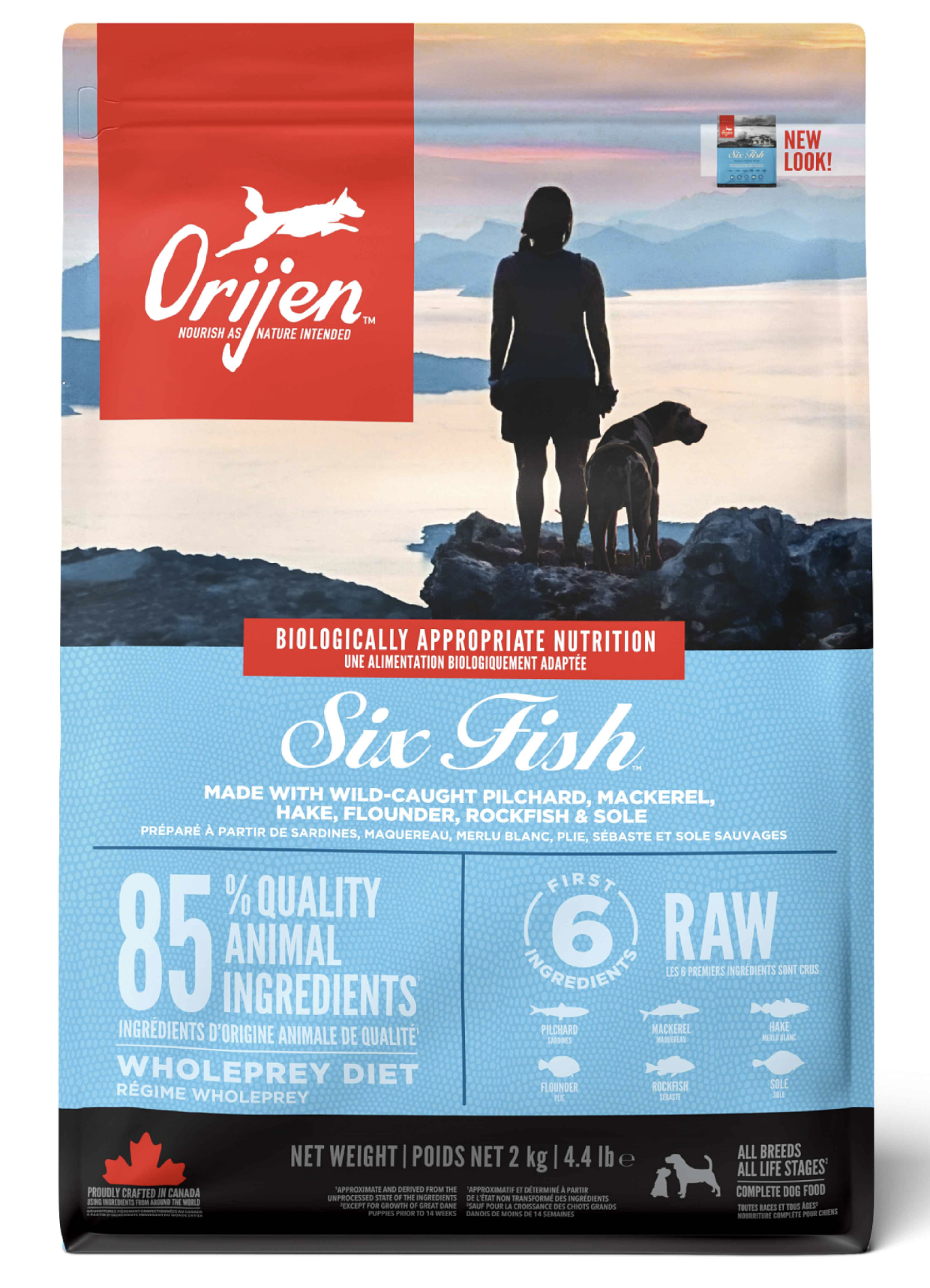 Orijen Six Fish Balıklı Tahılsız Yetişkin Köpek Maması 2 Kg