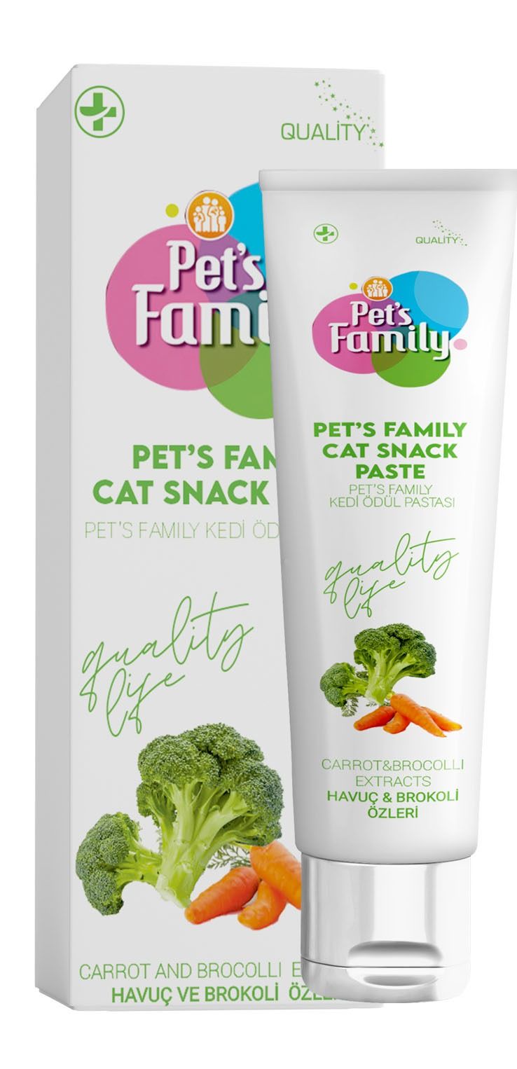 Pet’s Family Kedi Ödül Havuçlu Brokoli Paste 30 Gr