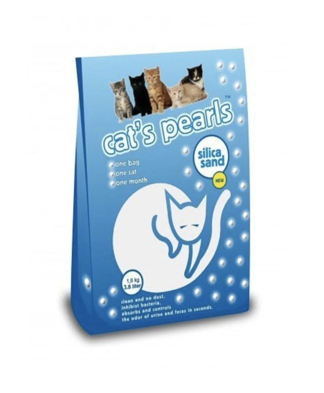 Cat's Pearls Silica Kedi Kumu 1,6 Kg